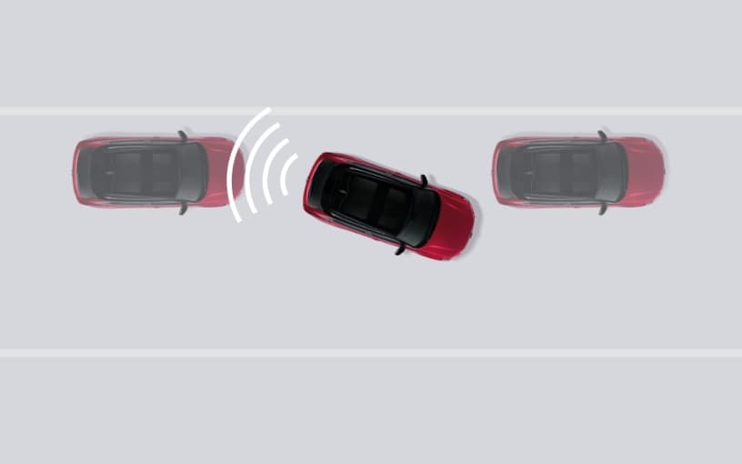 เซนเซอร์กะระยะด้านหลัง 4 จุด
